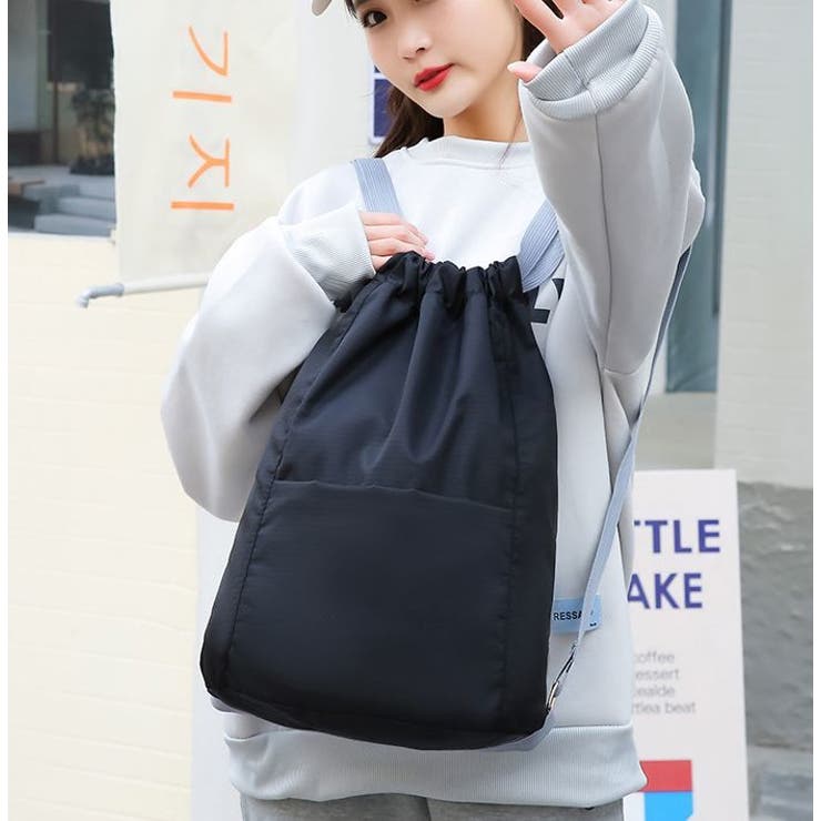 リュックサック ナップサック レディース | PlusNao | 詳細画像4 