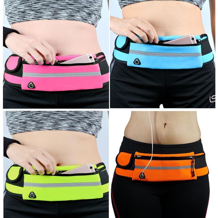 ランニングポーチ ウエストポーチ バッグ | PlusNao | 詳細画像2 