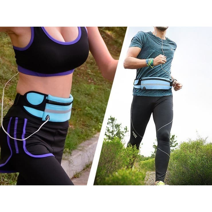 ランニングポーチ ウエストポーチ バッグ | PlusNao | 詳細画像3 