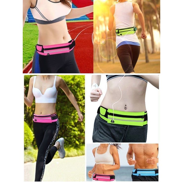 ランニングポーチ ウエストポーチ バッグ | PlusNao | 詳細画像6 