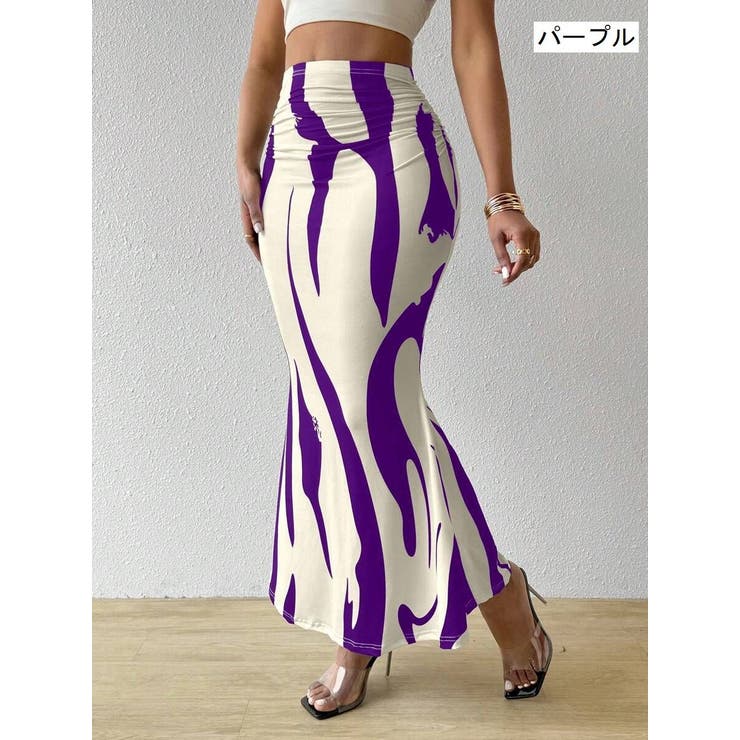 ロングスカート マーメイドスカート レディース | PlusNao | 詳細画像16 
