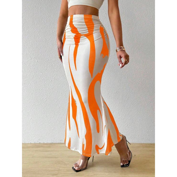 ロングスカート マーメイドスカート レディース | PlusNao | 詳細画像3 