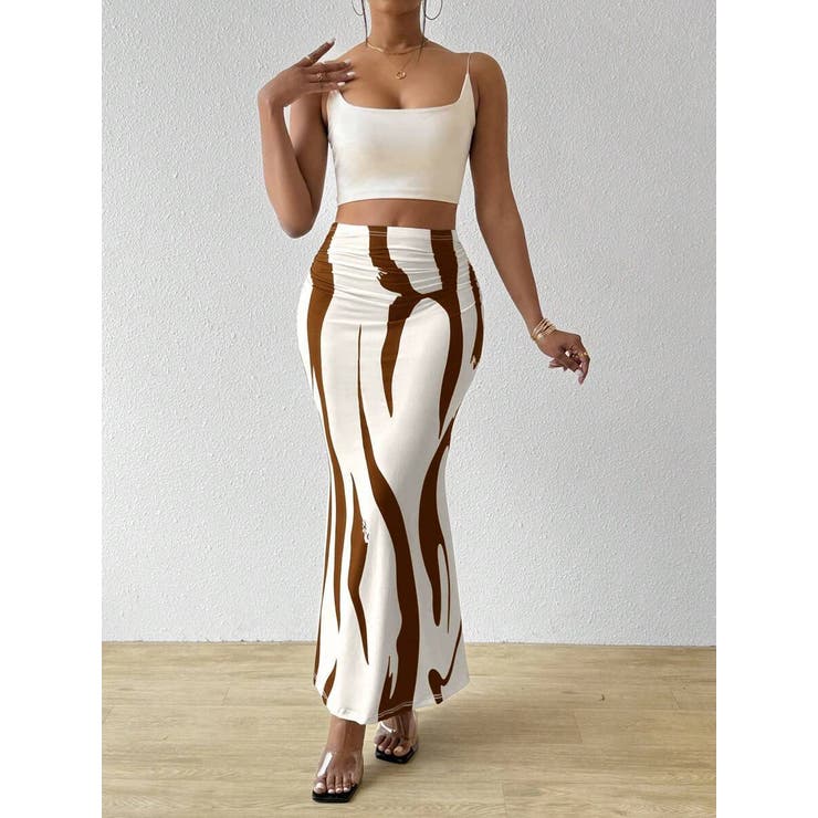 ロングスカート マーメイドスカート レディース | PlusNao | 詳細画像4 