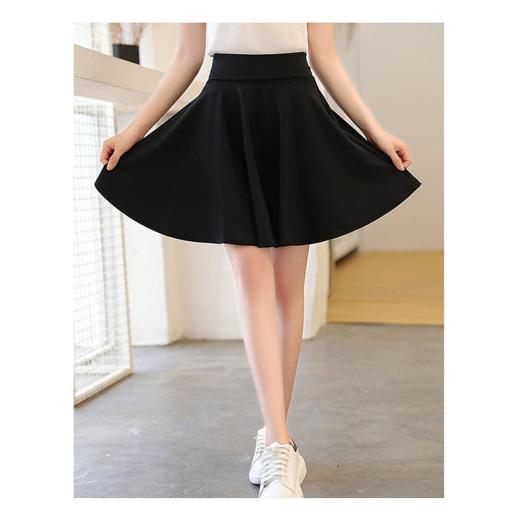 フレアスカート インナーパンツ付き スカパン | PlusNao | 詳細画像10 