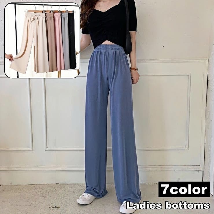 ロングパンツ ワイドパンツ レディース | PlusNao | 詳細画像1 