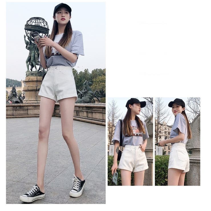 ショートパンツ ワイド 短パン | PlusNao | 詳細画像3 