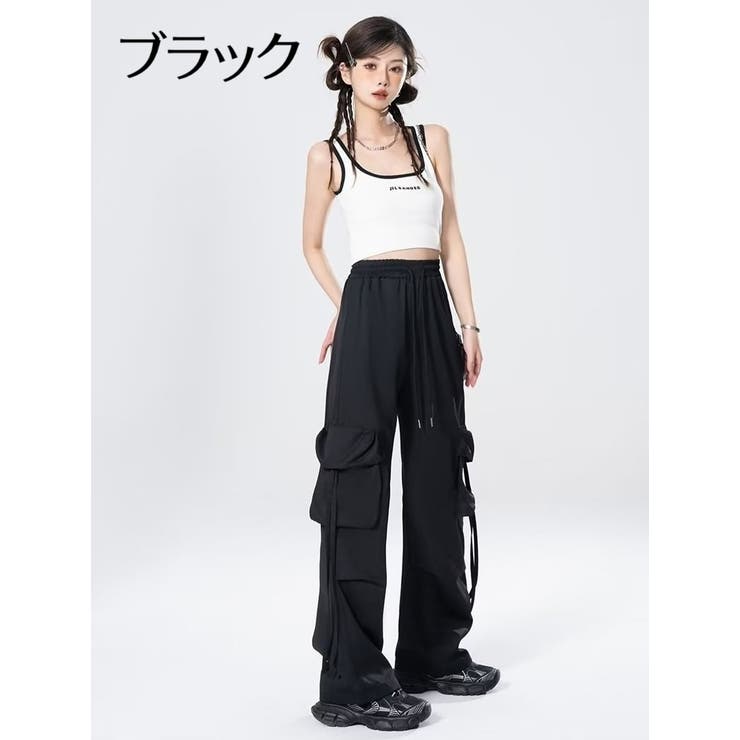 ロングパンツ カーゴパンツ レディース | PlusNao | 詳細画像7 