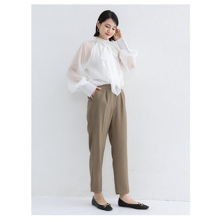 テーパードパンツ スラックス ロングパンツ | PlusNao | 詳細画像8 