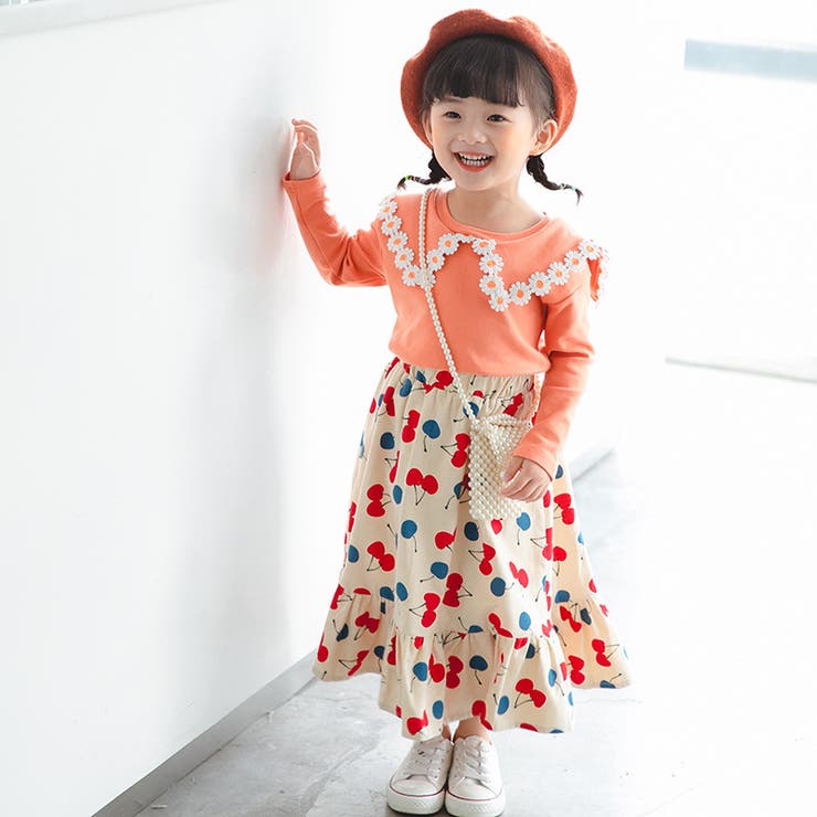 スカート フレアスカート キッズ 品番 Fq Plusnao プラスナオ のキッズ ファッション通販 Shoplist ショップリスト