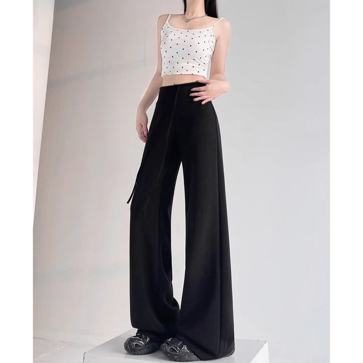 ワイドパンツ ロングパンツ スウェットパンツ | PlusNao | 詳細画像3 