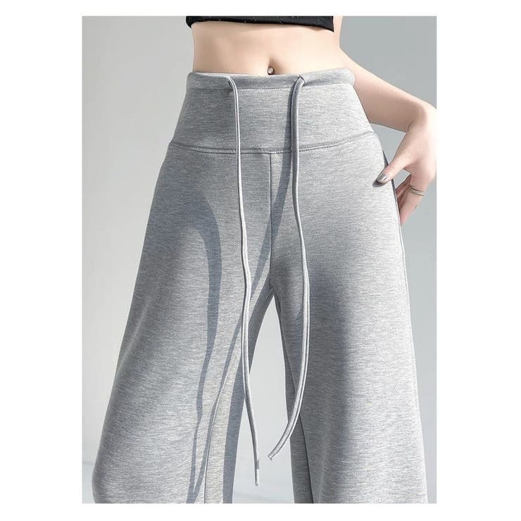 ワイドパンツ ロングパンツ スウェットパンツ | PlusNao | 詳細画像8 