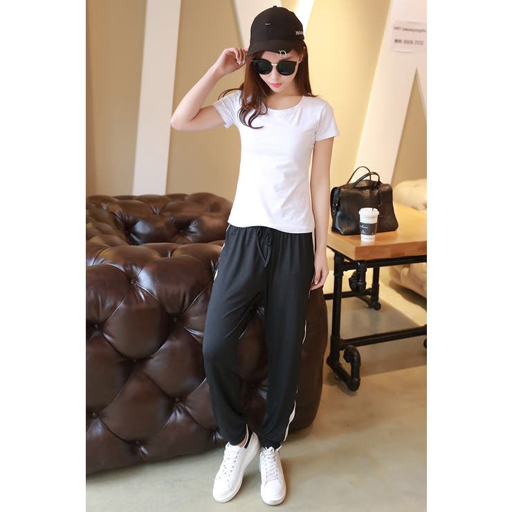 ロングパンツ ジョガーパンツ レディース | PlusNao | 詳細画像7 