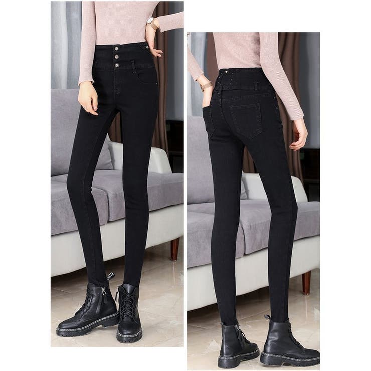 ジーンズ デニムパンツ スキニー[品番：FQ000155280]｜PlusNao