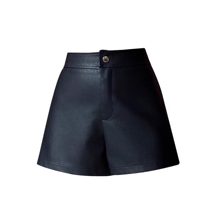 ショートパンツ キュロットパンツ レザー調 | PlusNao | 詳細画像9 