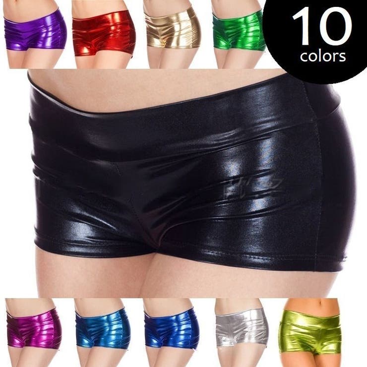 ホットパンツ メタリック ショートパンツ | PlusNao | 詳細画像1 