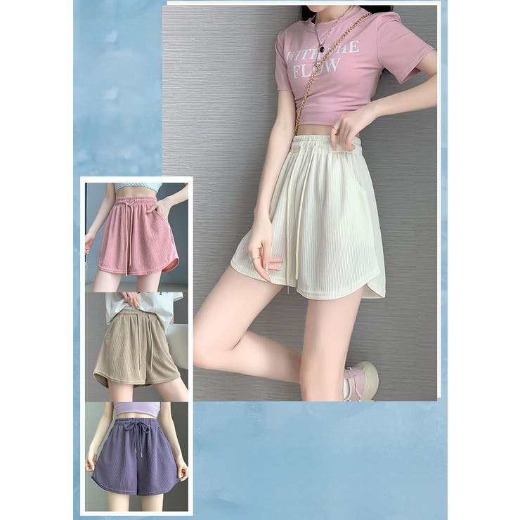 ショートパンツ キュロット 短パン | PlusNao | 詳細画像2 