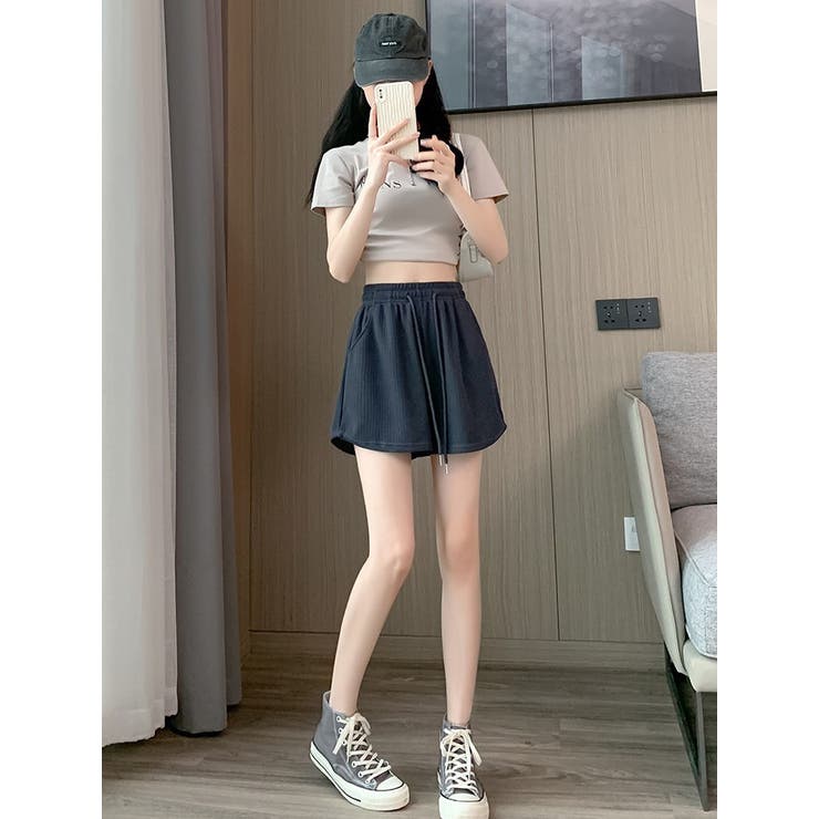 ショートパンツ キュロット 短パン | PlusNao | 詳細画像8 