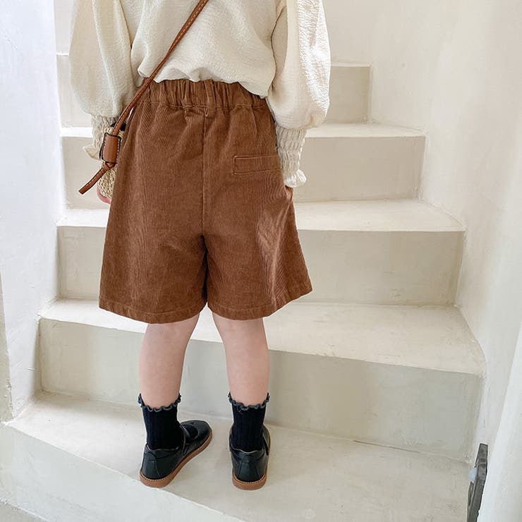 ハーフパンツ コーデュロイ キッズ[品番：FQ000140492]｜PlusNao