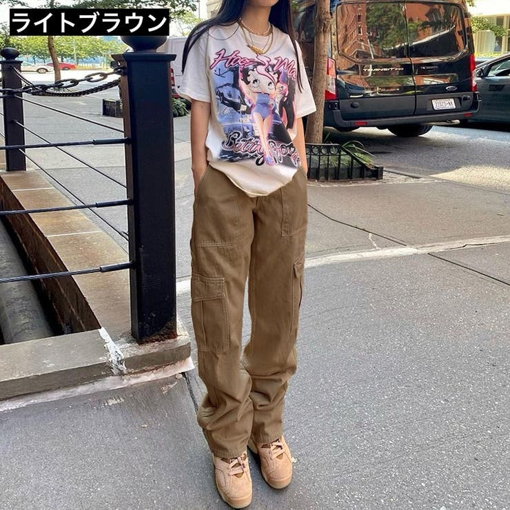 ロングパンツ カーゴパンツ レディース | PlusNao | 詳細画像12 