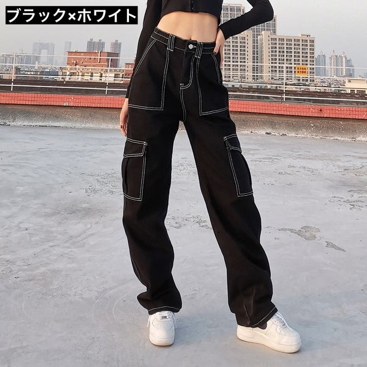 ロングパンツ カーゴパンツ レディース | PlusNao | 詳細画像13 