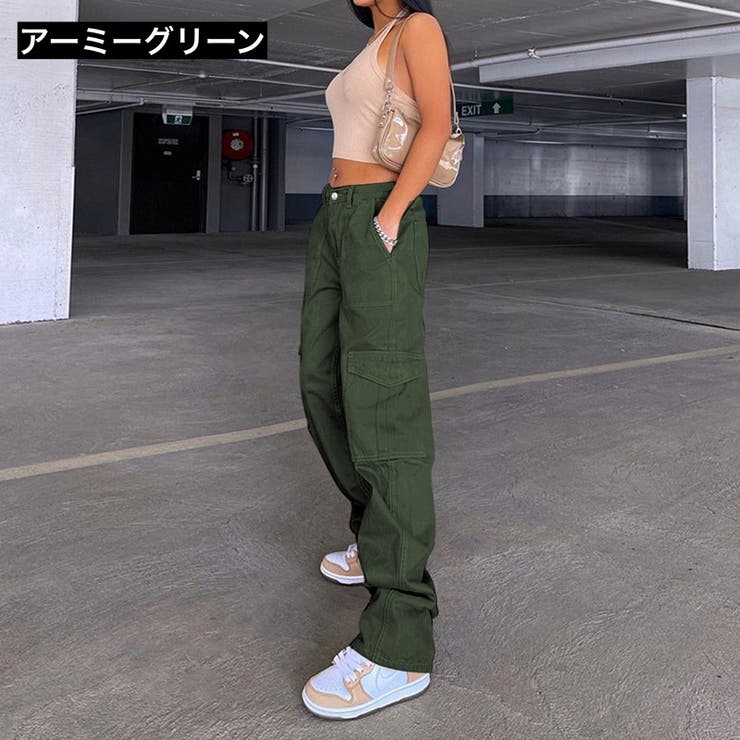 ロングパンツ カーゴパンツ レディース | PlusNao | 詳細画像9 