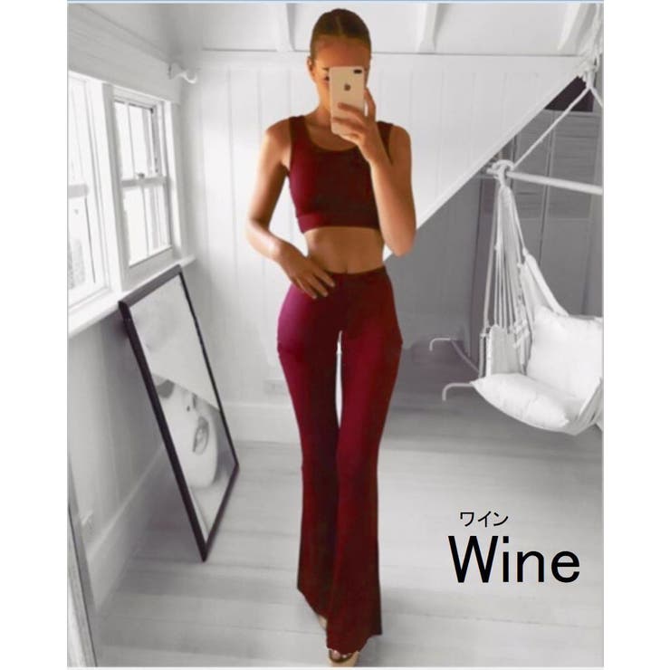 ベルボトムパンツ ワイドパンツ ブーツカット | PlusNao | 詳細画像8 