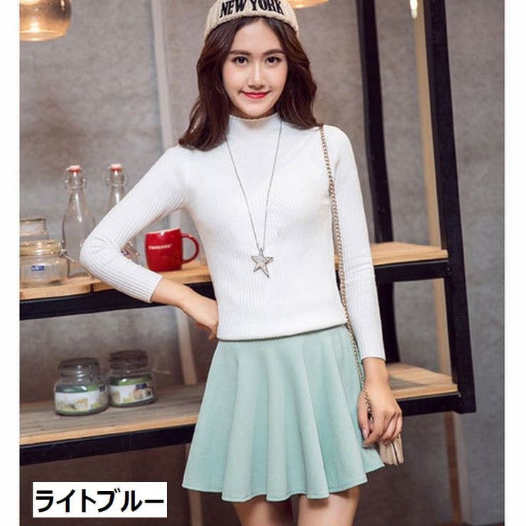 ミニスカート インナーパンツ付き ショート丈[品番：FQ000145662