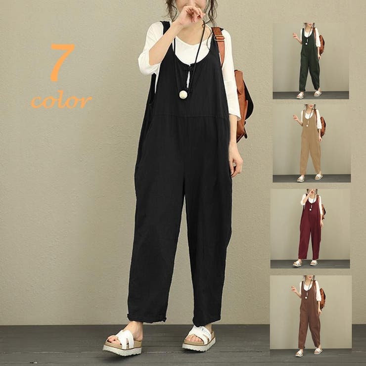 サロペット 吊りズボン つなぎ 品番 Fq Plusnao プラスナオ のレディースファッション通販 Shoplist ショップリスト