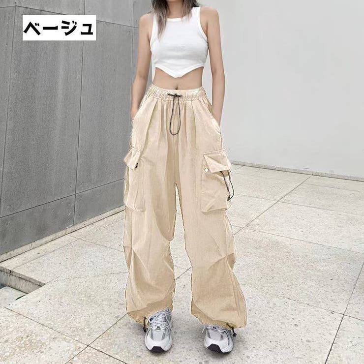 ロングパンツ カーゴパンツ ボトムス | PlusNao | 詳細画像10 