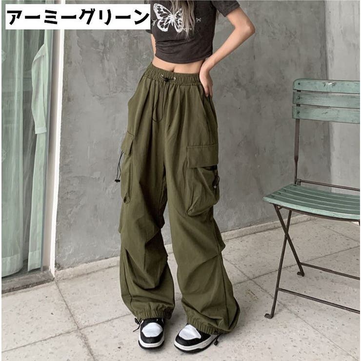 ロングパンツ カーゴパンツ ボトムス | PlusNao | 詳細画像9 