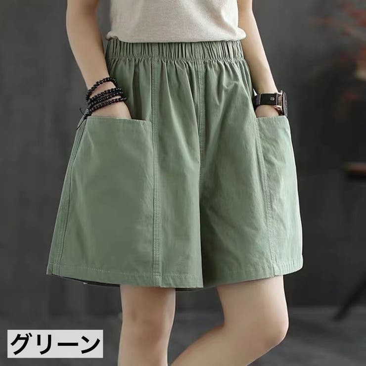 ハーフパンツ キュロット レディース | PlusNao | 詳細画像19 