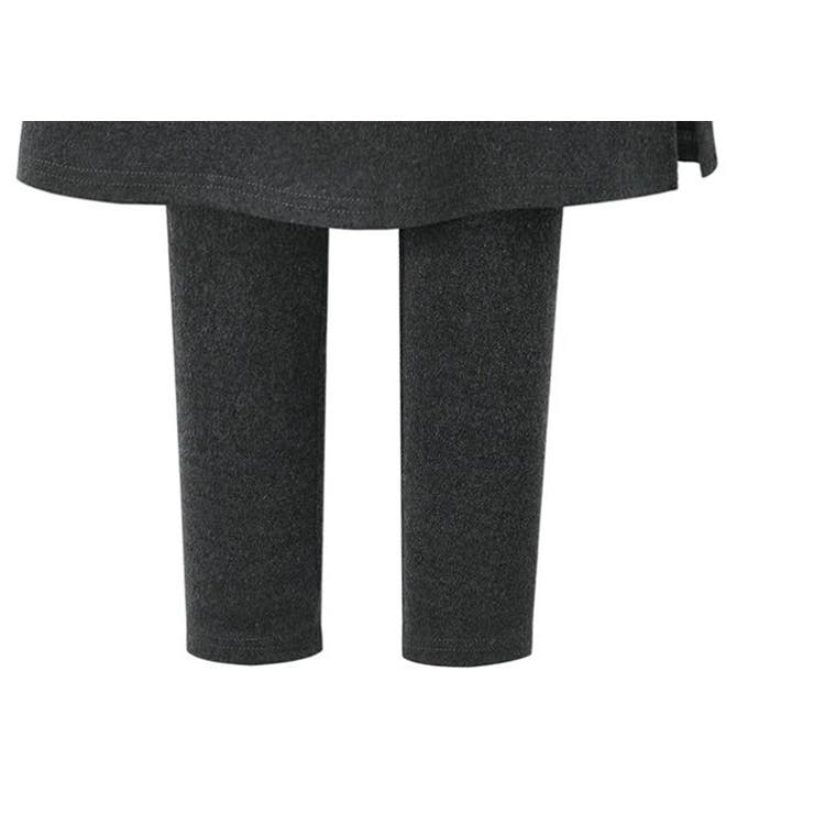 レギンス付きスカート 裏起毛 レディース | PlusNao | 詳細画像10 