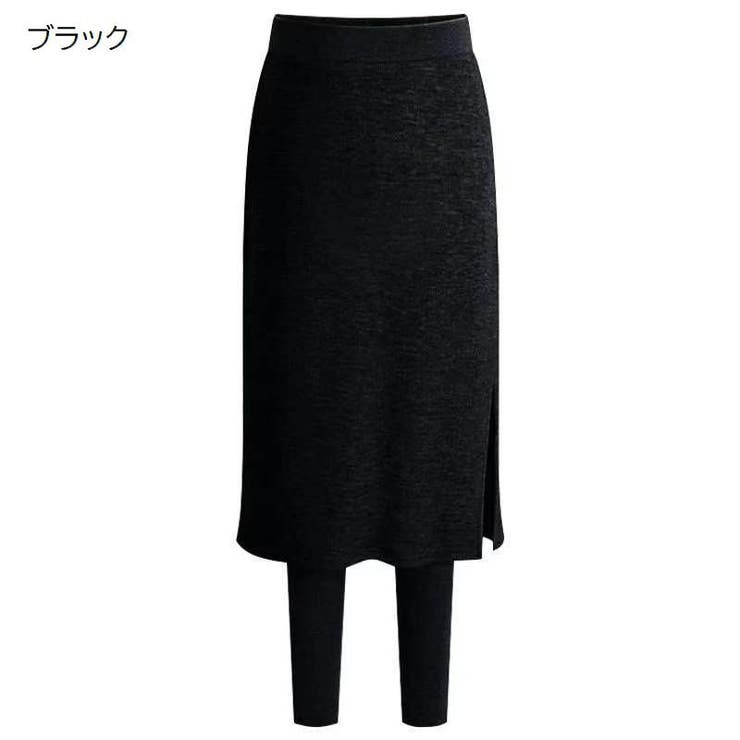 レギンス付きスカート 裏起毛 レディース | PlusNao | 詳細画像5 