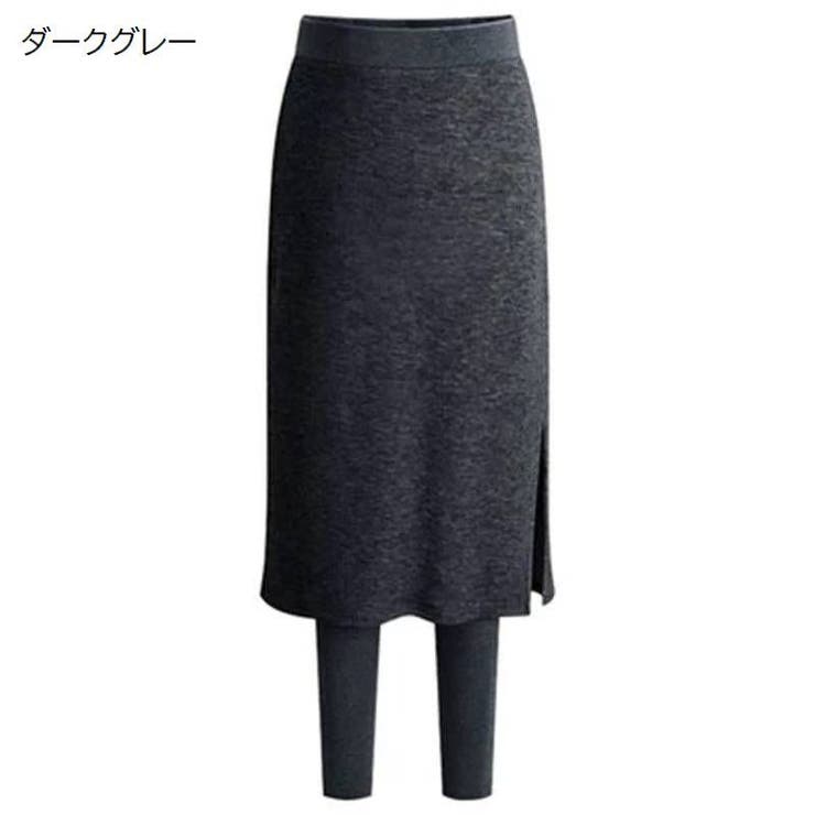 レギンス付きスカート 裏起毛 レディース | PlusNao | 詳細画像6 