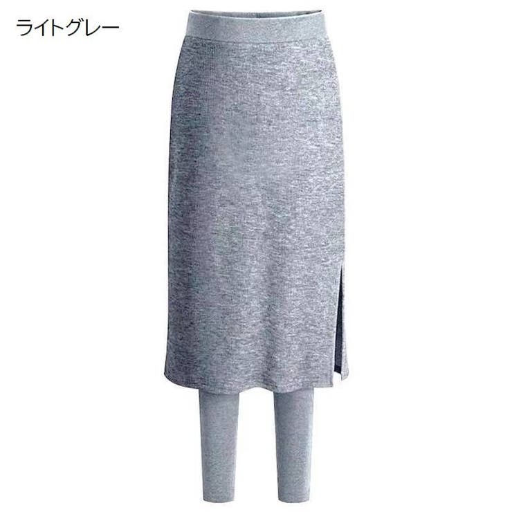 レギンス付きスカート 裏起毛 レディース | PlusNao | 詳細画像7 