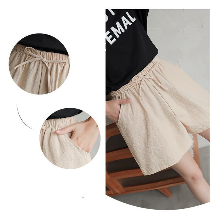 ハーフパンツ ショートパンツ 半ズボン | PlusNao | 詳細画像4 