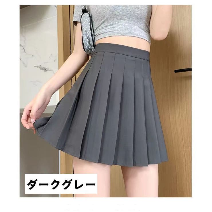 プリーツスカート ミニスカート インナーパンツ付き | PlusNao | 詳細画像18 