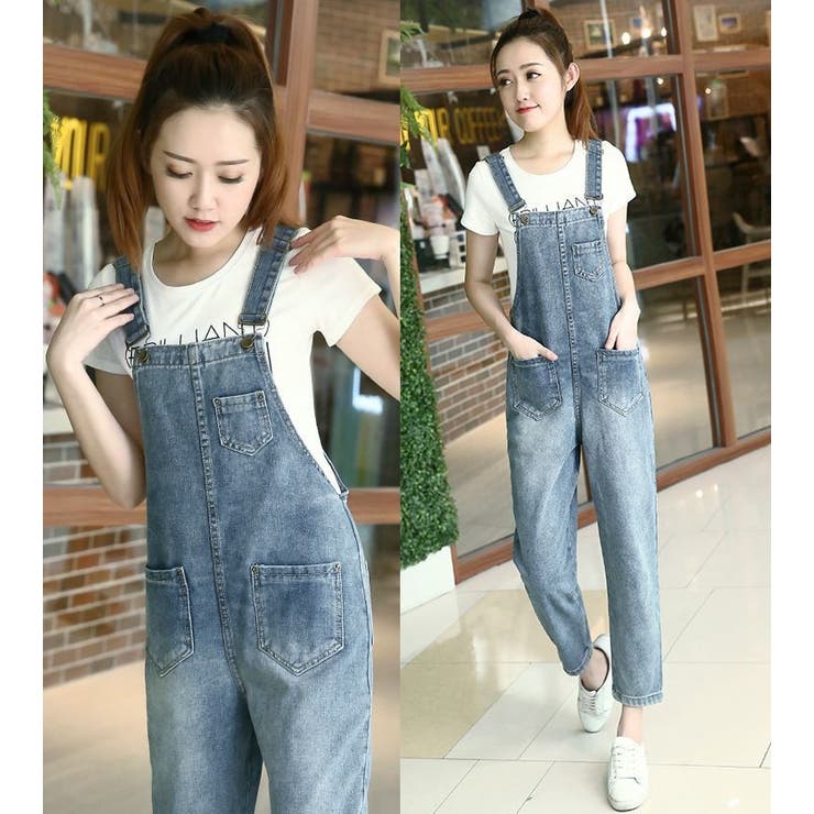 オーバーオール サロペット デニム | PlusNao | 詳細画像10 