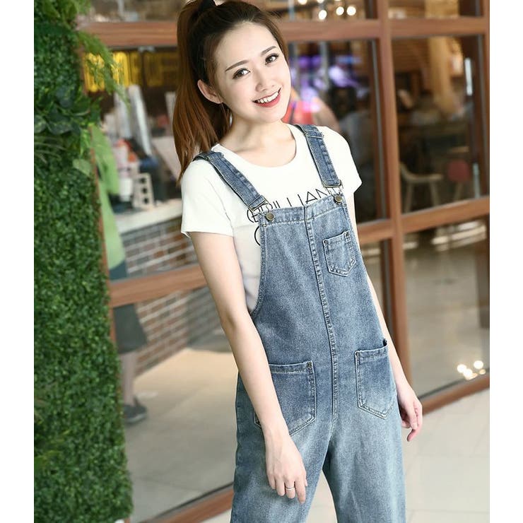 オーバーオール サロペット デニム | PlusNao | 詳細画像8 