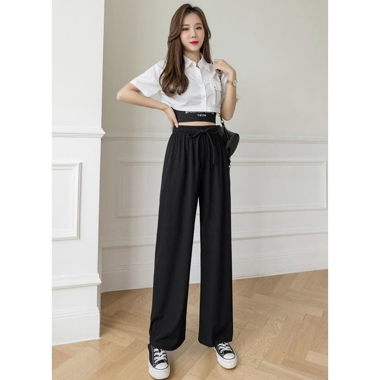 ロングパンツ ワイドパンツ レディース | PlusNao | 詳細画像4 