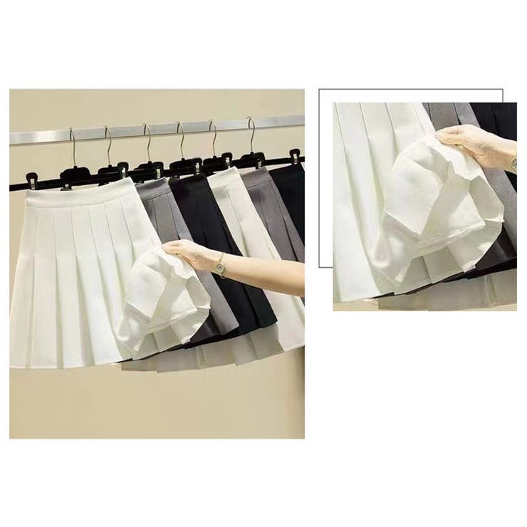 プリーツスカート ミニスカート レディース | PlusNao | 詳細画像8 