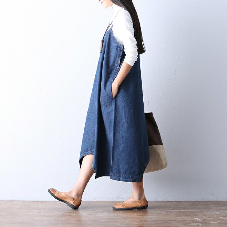 サロペットパンツ スカート 2way | PlusNao | 詳細画像9 
