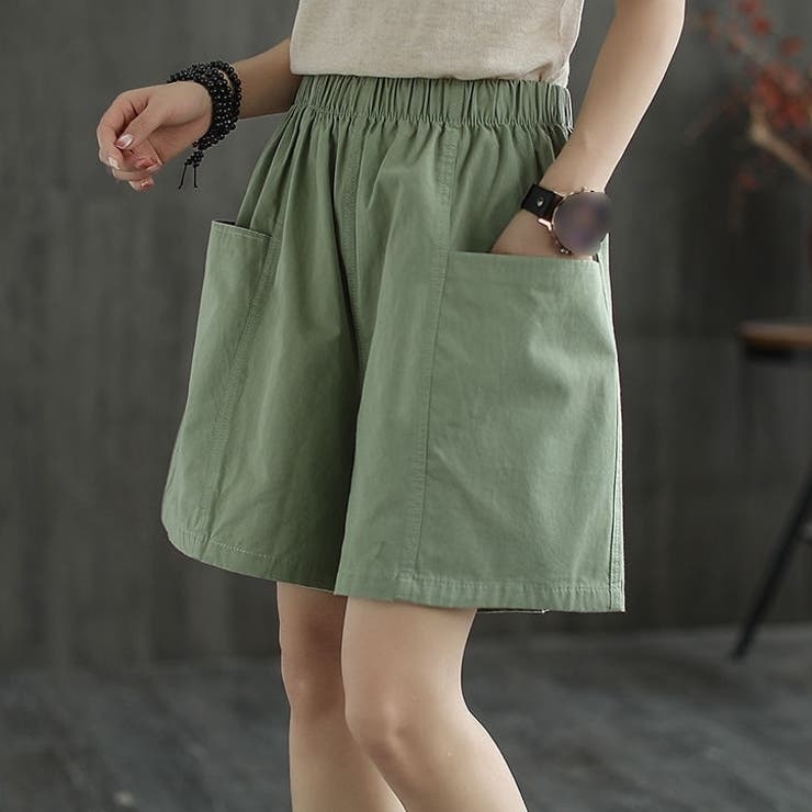 ショートパンツ 膝上丈 レディース | PlusNao | 詳細画像12 