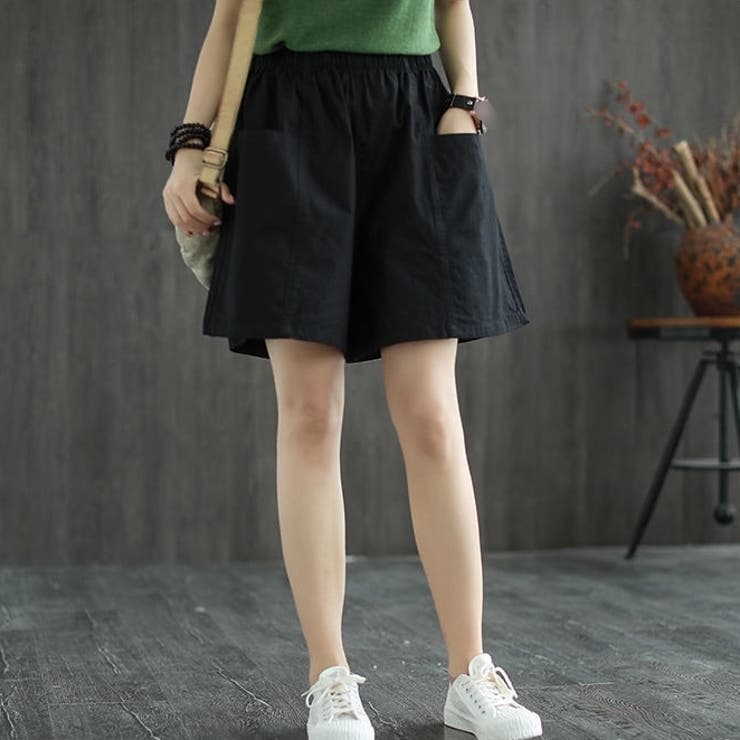 ショートパンツ 膝上丈 レディース | PlusNao | 詳細画像13 