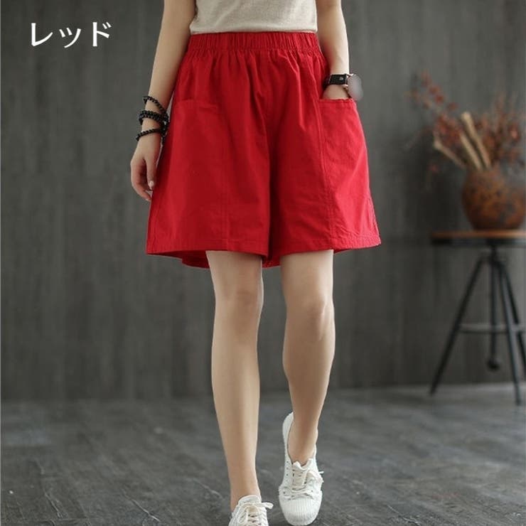 ショートパンツ 膝上丈 レディース | PlusNao | 詳細画像15 