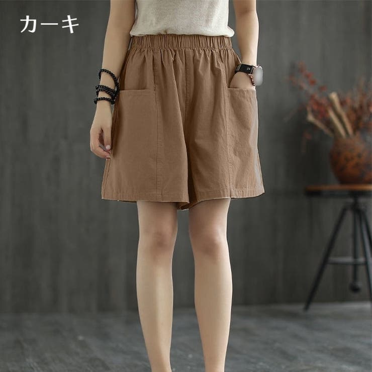 ショートパンツ 膝上丈 レディース | PlusNao | 詳細画像16 
