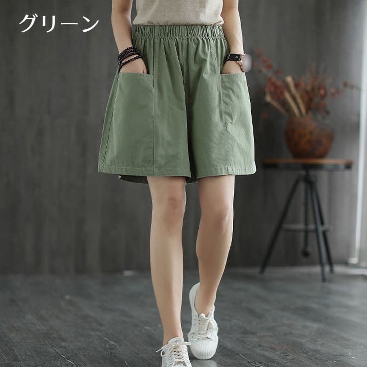 ショートパンツ 膝上丈 レディース | PlusNao | 詳細画像17 