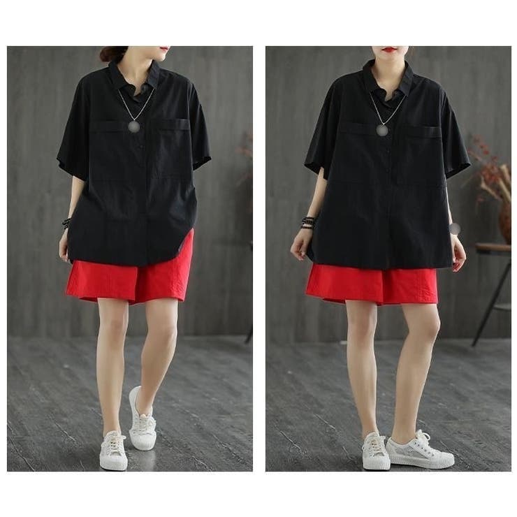 ショートパンツ 膝上丈 レディース | PlusNao | 詳細画像7 