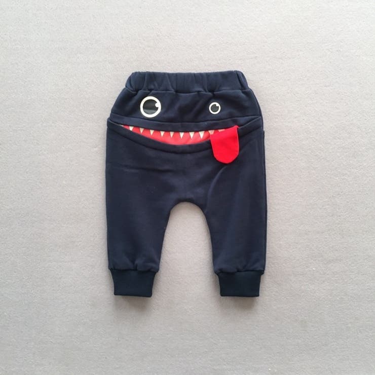キッズサルエルパンツ フェイスデザイン おばけデザイン | PlusNao | 詳細画像10 