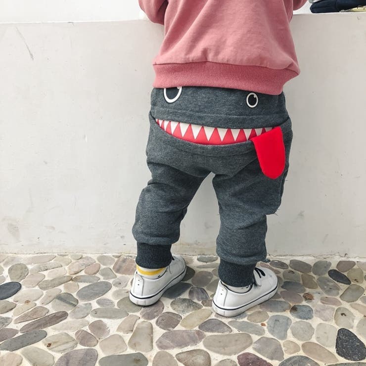 キッズサルエルパンツ フェイスデザイン おばけデザイン | PlusNao | 詳細画像6 